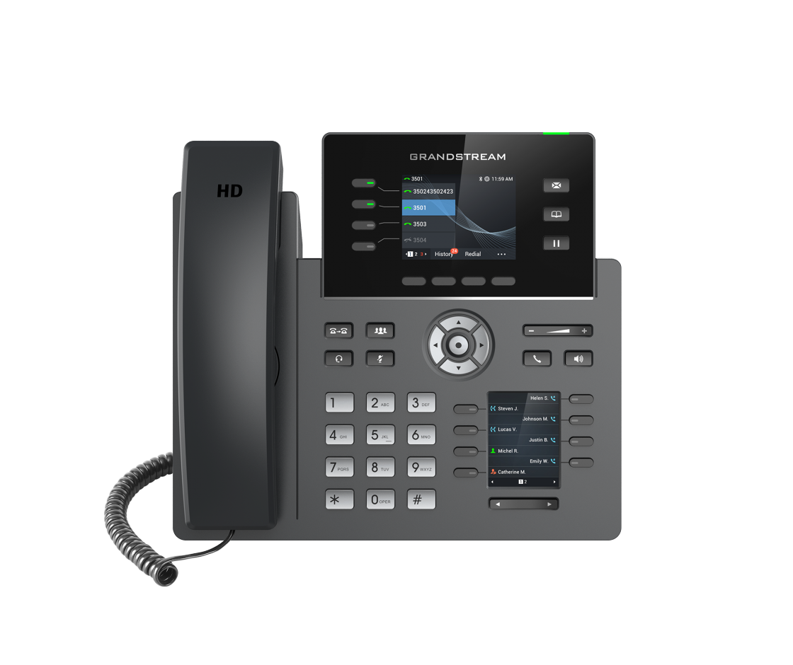 Grandstream GRP-2614 4-Line Wired+WiFi+Bluetooth Phone