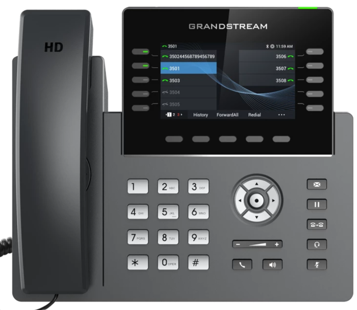 Grandstream GRP-2615 10-Line Wired+WiFi+Bluetooth Phone
