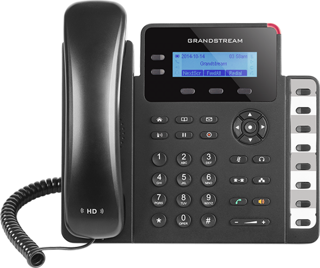 Grandstream GXP-1628 2-Line POE Wired Phone with Bluetooth